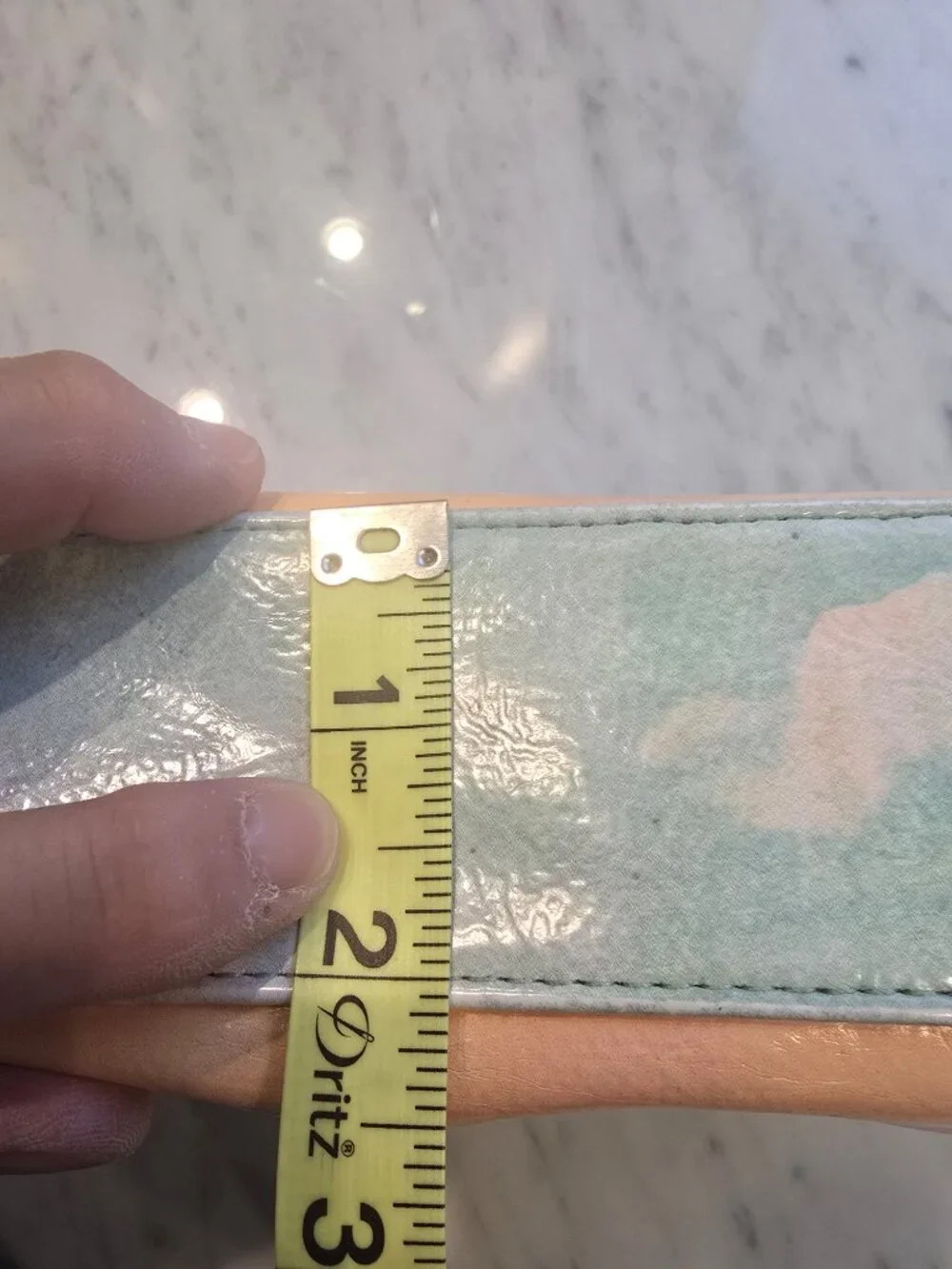 NWOT Papaya Mini Zip Bag - Picture 6 of 7